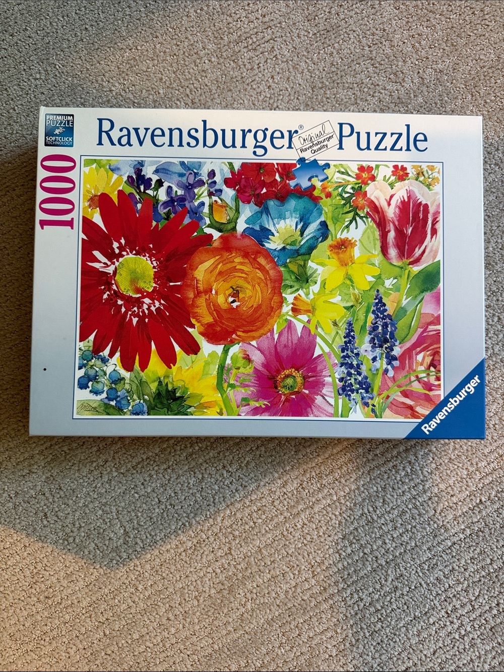 Ravensburger 1000-Piece Abundant Blooms Puzzle